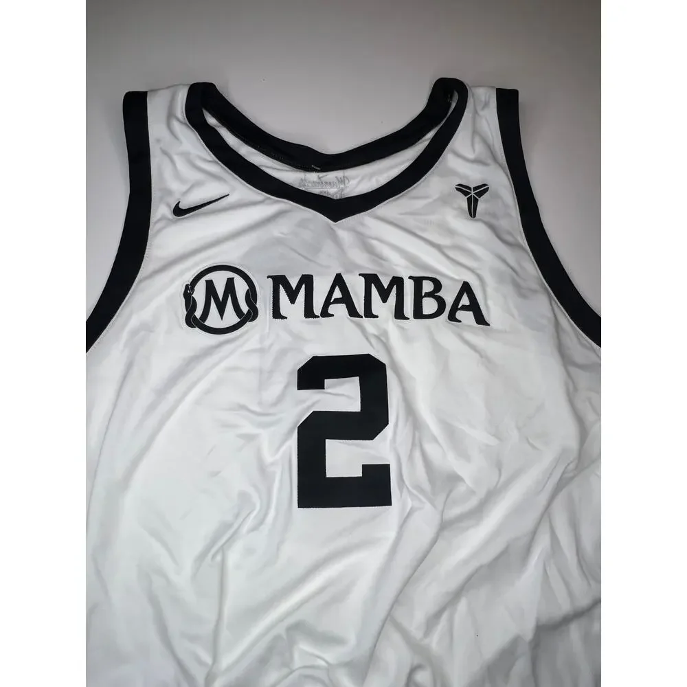 Nike Kobe Mamba Gigi Bryant Mambacita #2 Jersey White Black Size 2XL Men's